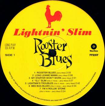 LP Lightning Slim: Rooster Blues LTD 61679