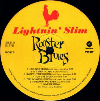 LP Lightning Slim: Rooster Blues LTD 61679