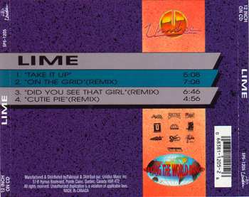 CD Lime: Take It Up / On The Grid (Remix) / Did You See That Girl (Remix) / Cutie Pie (Remix) 620849