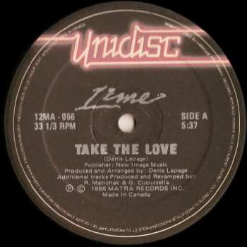 Album Lime: Take The Love / Come On Everybody