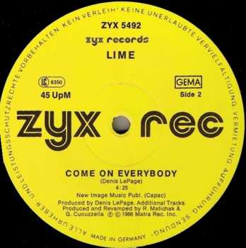 LP Lime: Take The Love / Come On Everybody 574517