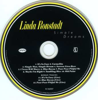 CD Linda Ronstadt: Simple Dreams 48877