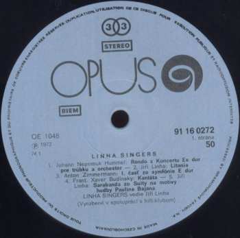 LP Linha Singers: Linha Singers 482498