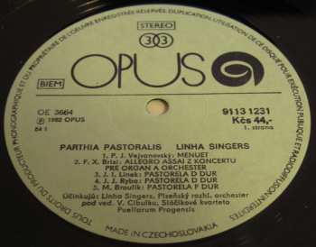 LP Linha Singers: Parthia Pastoralis 648765