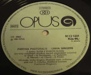 LP Linha Singers: Parthia Pastoralis 648765