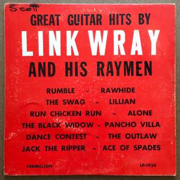 Link Wray And His Ray Men: Great Guitar Hits By Link Wray And His Raymen