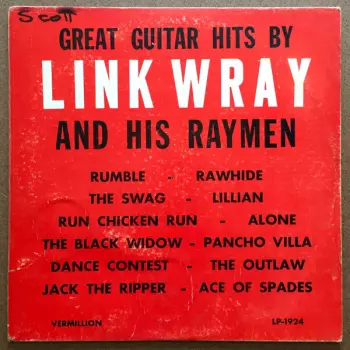 Great Guitar Hits By Link Wray And His Raymen