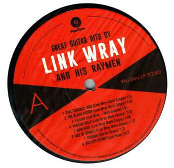 LP Link Wray And His Ray Men: Great Guitar Hits By Link Wray And His Raymen LTD 543906