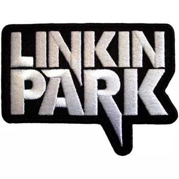 Standard Woven Patch White Logo Linkin Park