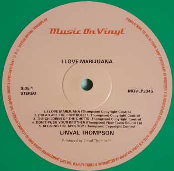 LP Linval Thompson: I Love Marijuana CLR | LTD | NUM 546107