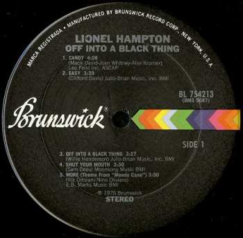 LP Lionel Hampton: Off Into A Black Thing 557080