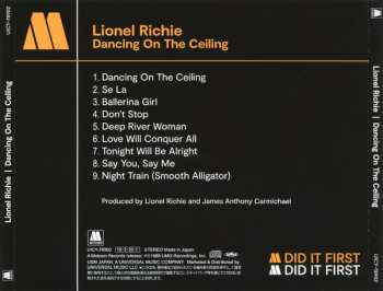 CD Lionel Richie: Dancing On The Ceiling LTD 590095