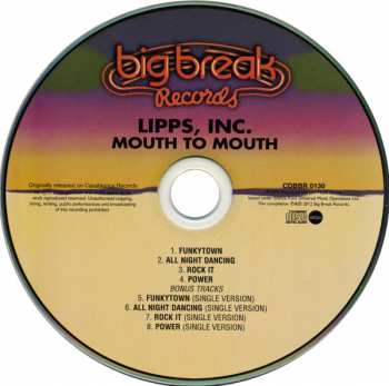 CD Lipps, Inc.: Mouth To Mouth 407489