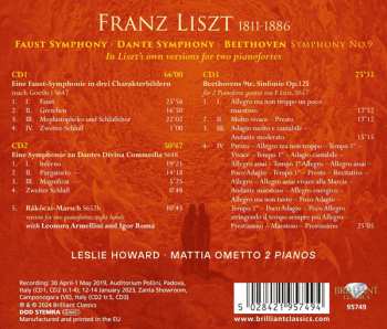 3CD Franz Liszt: Faust Symphony, Dante Symphony | Symphony No.9 628523