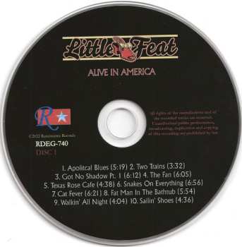 2CD Little Feat: Alive In America '73 625356