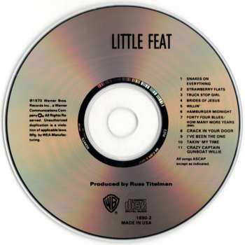 CD Little Feat: Little Feat 598557