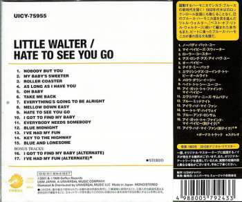 CD Little Walter: Hate To See You Go LTD 635181