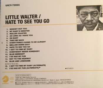 CD Little Walter: Hate To See You Go LTD 635181