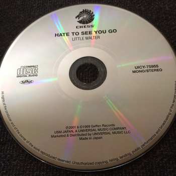 CD Little Walter: Hate To See You Go LTD 635181