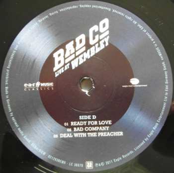 2LP/CD Bad Company: Live At Wembley LTD | NUM 21095