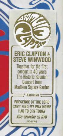 2CD Eric Clapton: Live From Madison Square Garden 21179