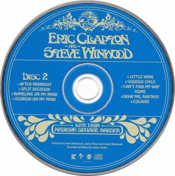 2CD Eric Clapton: Live From Madison Square Garden 21179