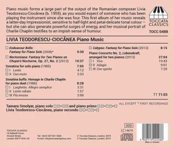 CD Livia Teodorescu-ciocanea: Music For Piano Duo, Piano Duet And Piano Solo 405943