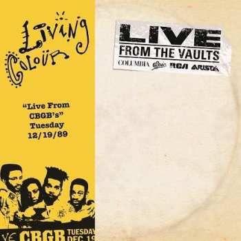 2LP Living Colour: "Live From CBGB's" Tuesday 12/19/89 21163