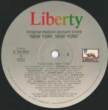 2LP Liza Minnelli: New York, New York (Original Motion Picture Score) 632294