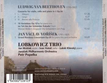 CD Lobkowicz Trio: Beethoven: Triple Concerto • Kakadu Variations / Voříšek: Grand Rondo Concertante 546558