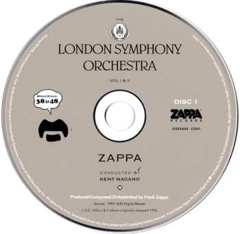 2CD London Symphony Orchestra: The London Symphony Orchestra - Zappa Vol. I & II 612330