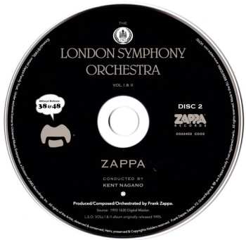 2CD London Symphony Orchestra: The London Symphony Orchestra - Zappa Vol. I & II 612330