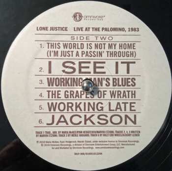 LP Lone Justice: Live At The Palomino, 1983 329782