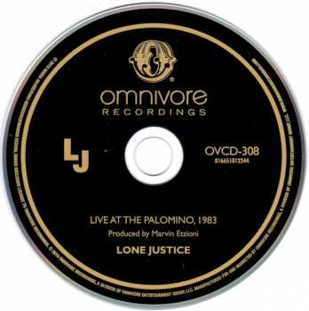 CD Lone Justice: Live At The Palomino, 1983 21017