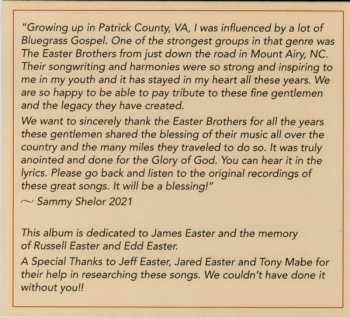 CD The Lonesome River Band: Singing Up There: A Tribute To The Easter Brothers 615553