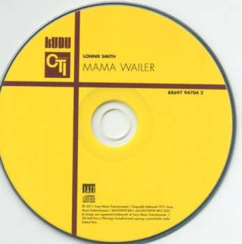 CD Lonnie Smith: Mama Wailer DIGI 640999