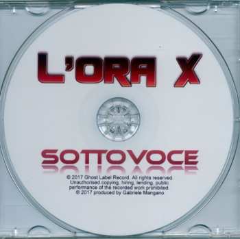 CD L'Ora X: Sottovoce 340457