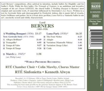 CD Lord Berners: A  Wedding Bouquet • Luna Park 609422