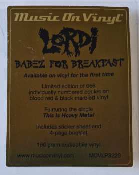 LP Lordi: Babez For Breakfast CLR | LTD | NUM 582786