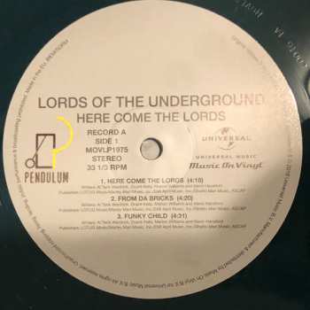 2LP Lords Of The Underground: Here Come The Lords LTD | NUM | CLR 374267