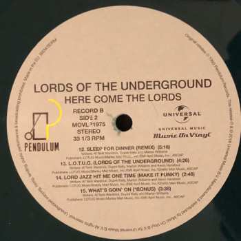 2LP Lords Of The Underground: Here Come The Lords LTD | NUM | CLR 374267