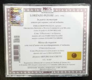 CD Lorenzo Perosi: Messa Da Requiem / In Patris Memoriam 590062