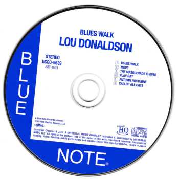 CD Lou Donaldson: Blues Walk LTD 616339