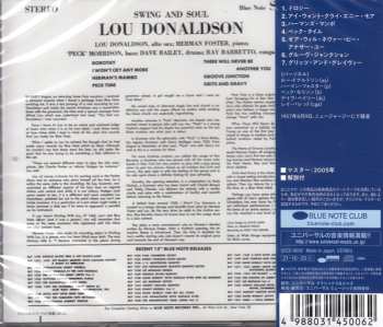 CD Lou Donaldson Quintet: Swing And Soul LTD 611957