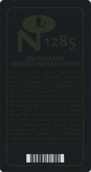 LP Lou Ragland: He Says "Understand Each Other" 649582