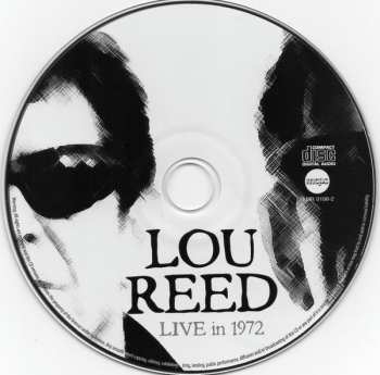 CD Lou Reed: Live In 1972 463444