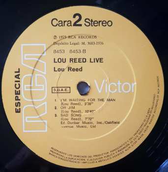 LP Lou Reed: Lou Reed Live 638752