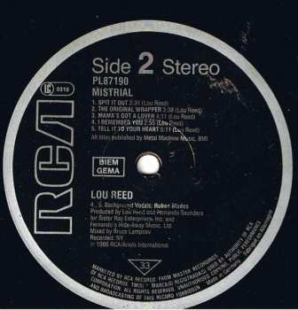 LP Lou Reed: Mistrial 631150