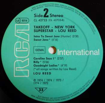 LP Lou Reed: New York Superstar 539986