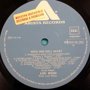 LP Lou Reed: Rock And Roll Heart 638745